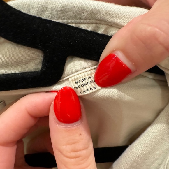 Buck Mason Cream Casual Button Down Shirt - Picture 4 of 4